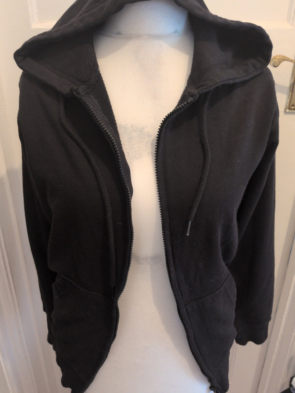 Medium Black Full Zip Hoodie