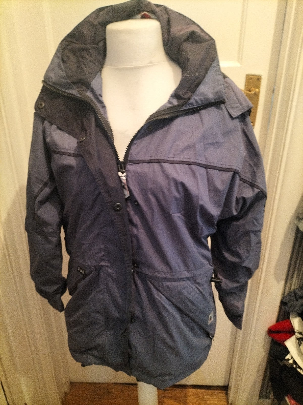 Mens One Valley Size 5L Navy Lined Coat
