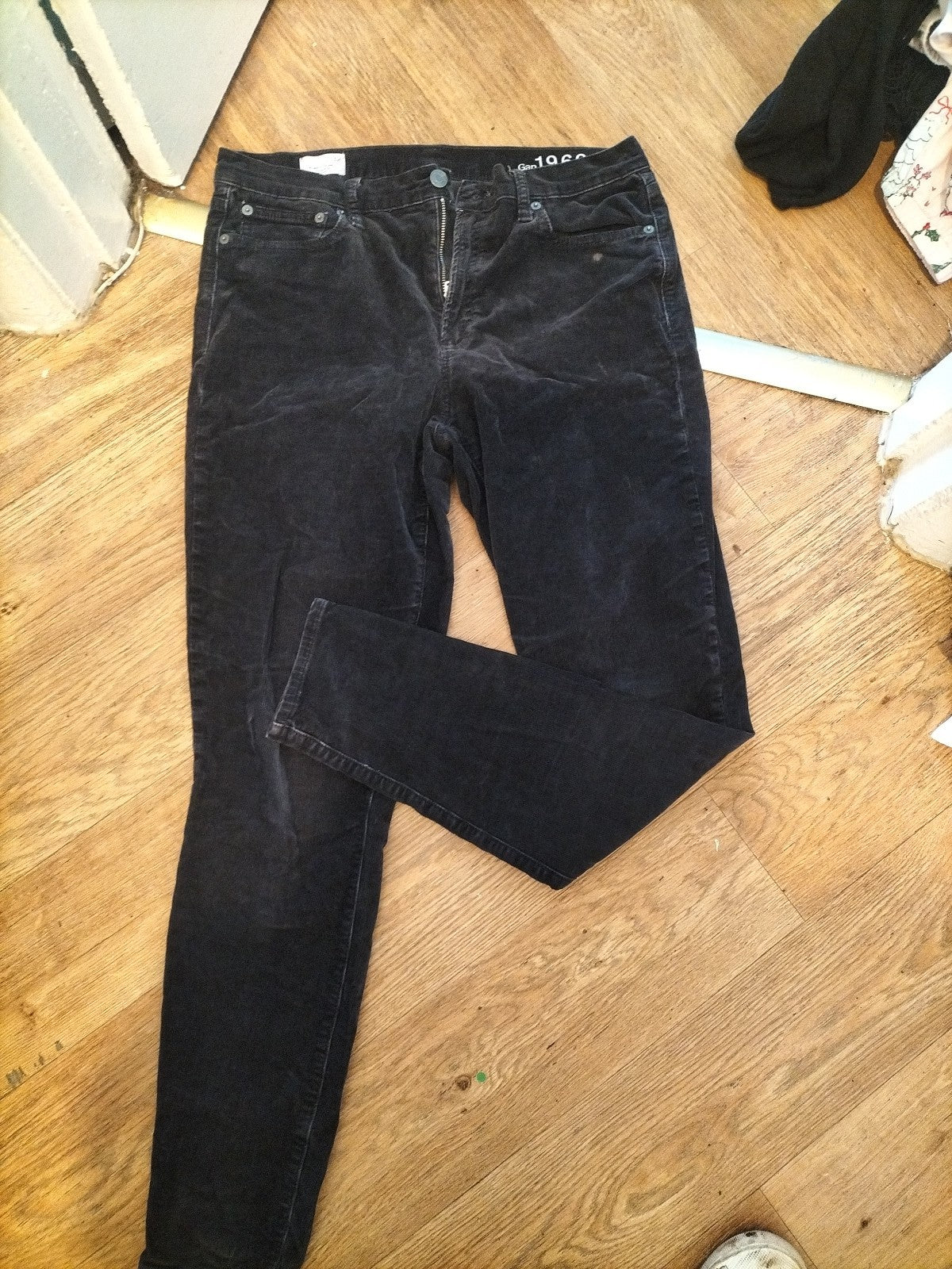 Mens Gap 1969 Size 32" Navy Super Skinny High Rise Jeans(mark Near Pocket)
