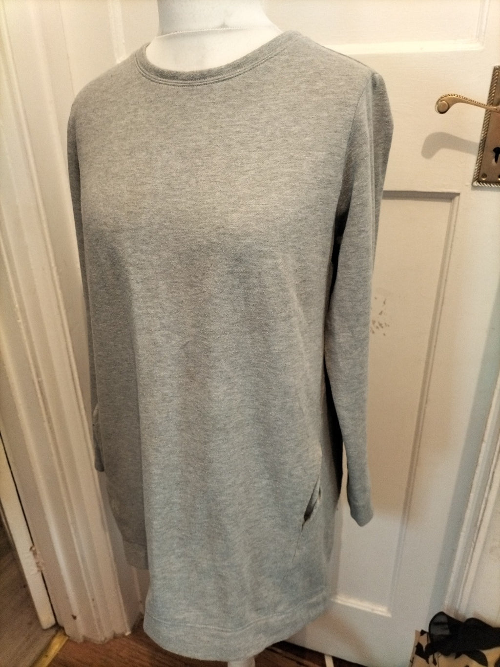 Ladies New Look Size 14 Grey Jumper Dress