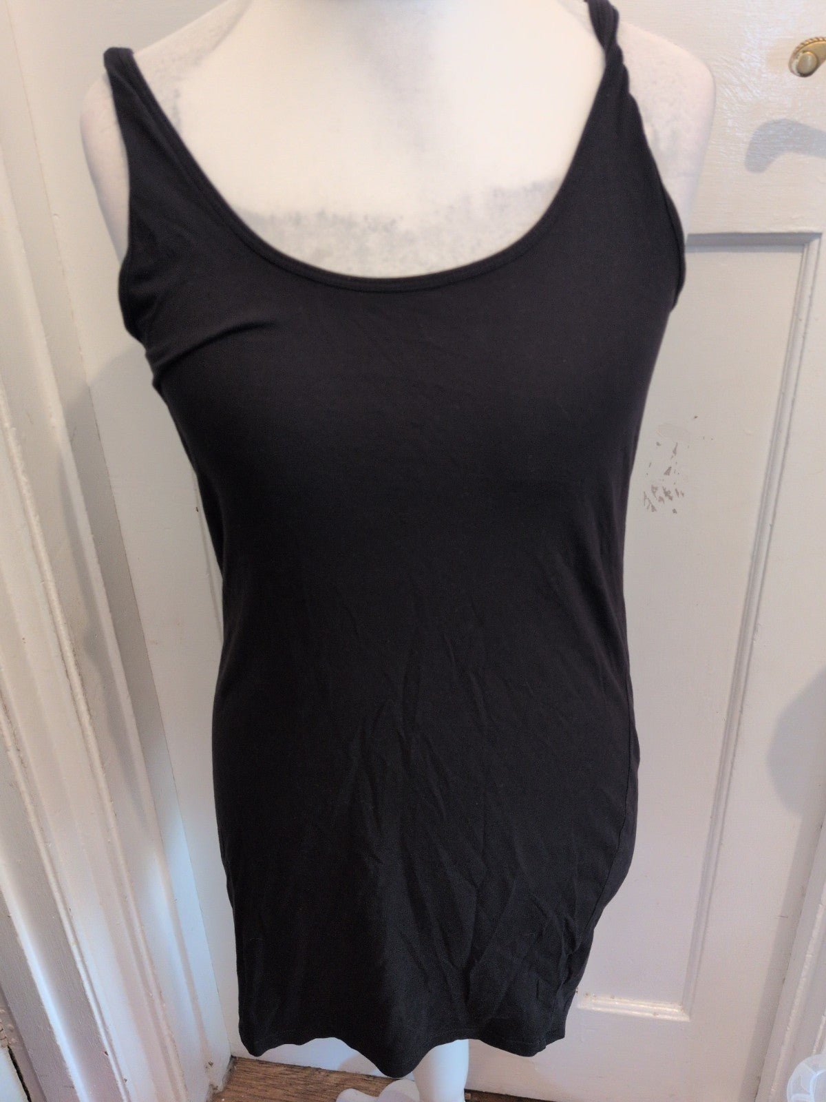 Primark 14-16 Longline Vest Black