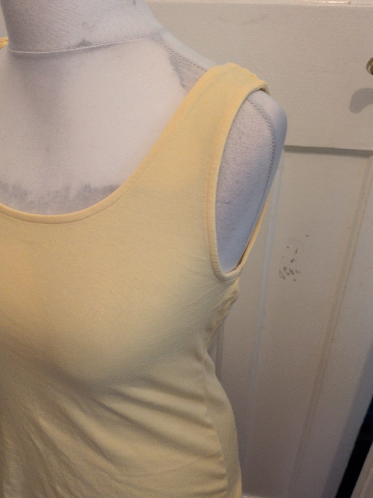 Nutmeg 16 The Vest Yellow Sleeveless T-shirt