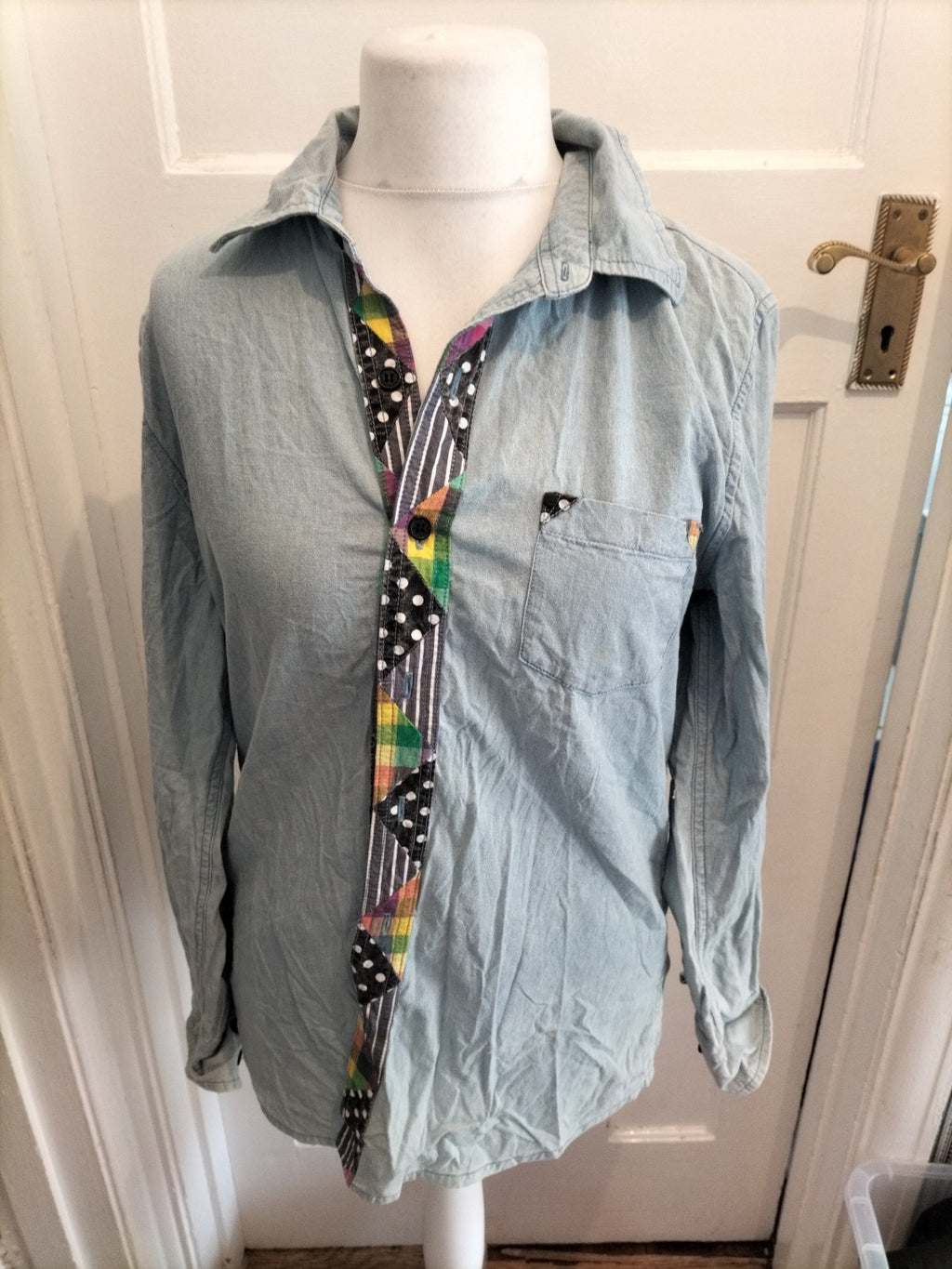 Rhythm Medium Denim Colour Long Sleeve Shirt