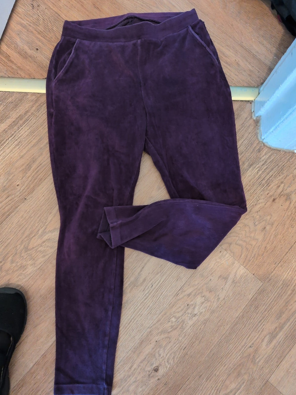 Lands End Medium Purple Stretch Trousers