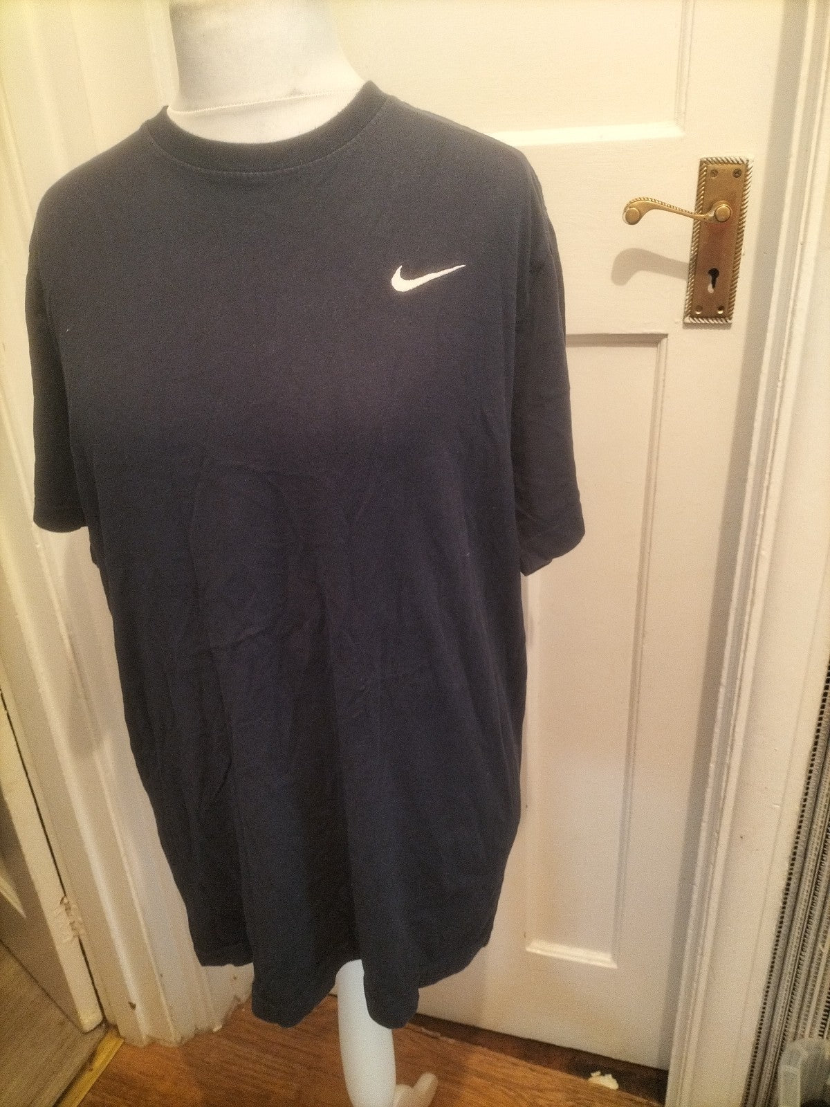 Mens Nike Size XL Navy Short Sleeved Plain Tshirt