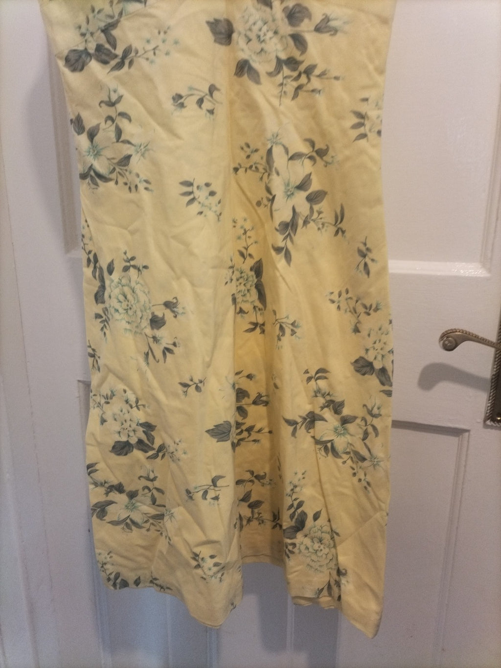 Ladies Great Plains Size XS Yellow Floral Sleeveless Dress