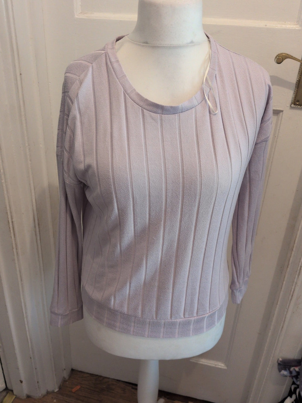 Tu 8 Pale Purple Long Sleeve Lightweight Jumper