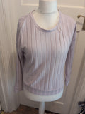 Tu 8 Pale Purple Long Sleeve Lightweight Jumper