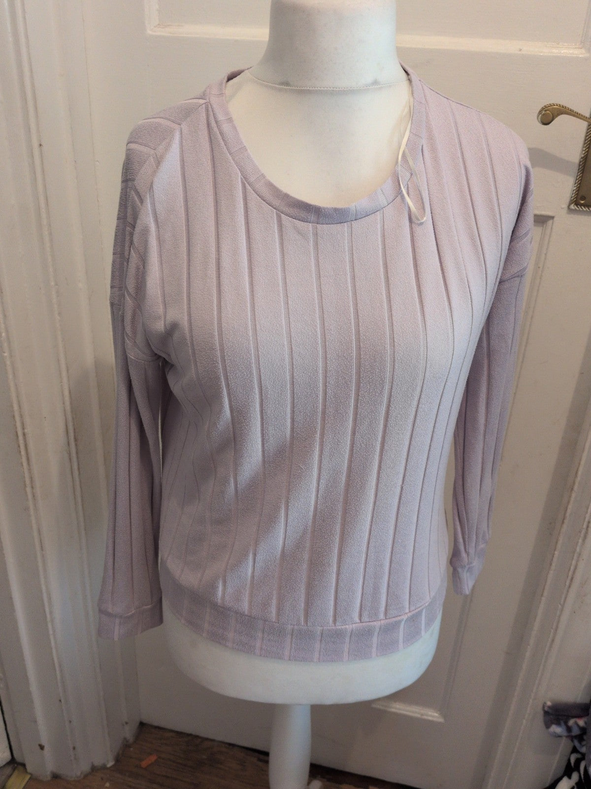 Tu 8 Pale Purple Long Sleeve Lightweight Jumper