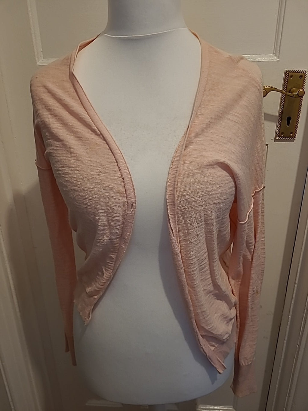 Ladies Next Size 10 Baby Pink Cardigan