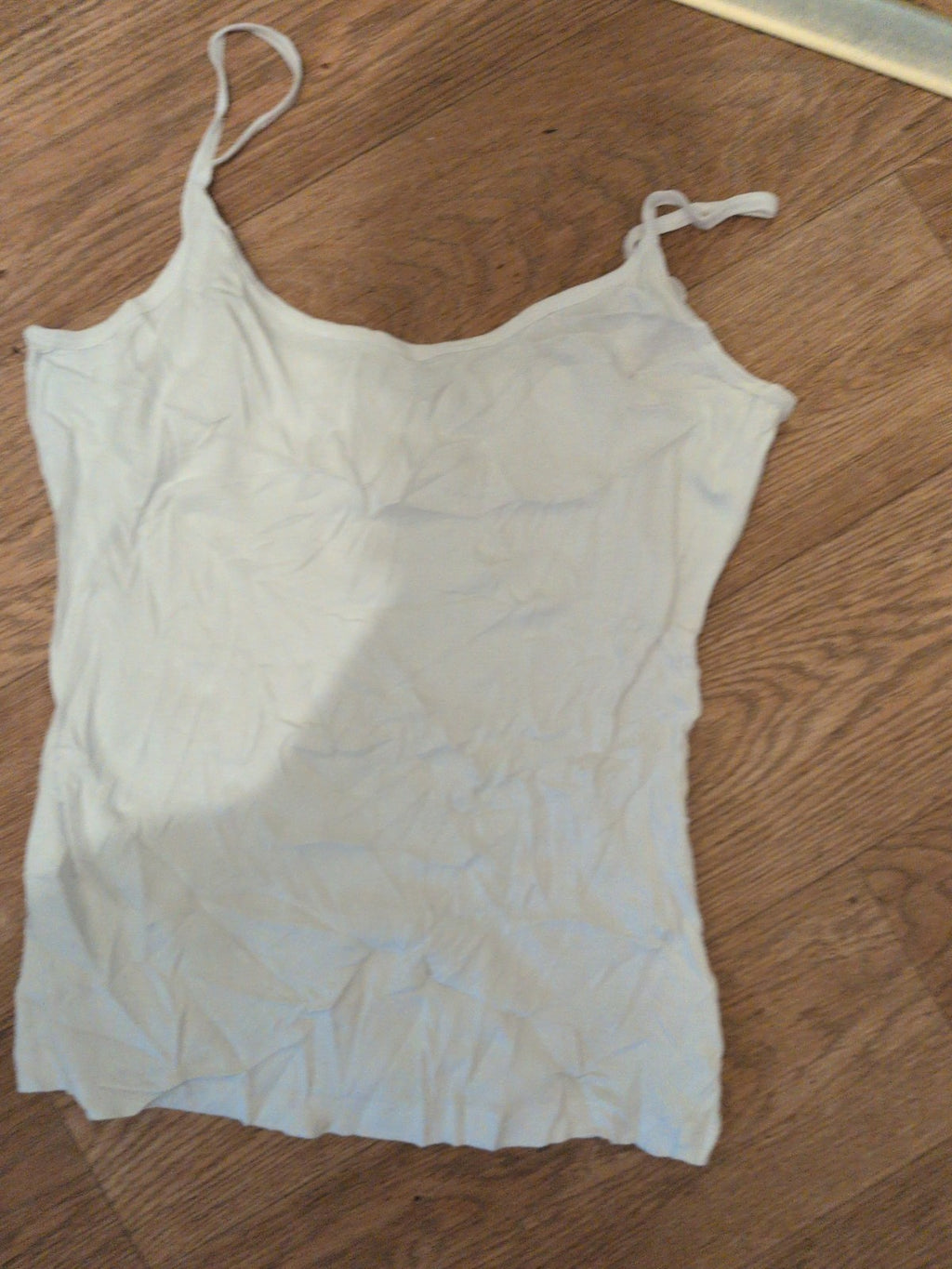 New Look M White Sleeveless T-shirt Cami