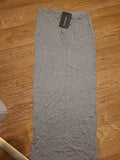 Brand New Ladies Prettylittlething Size 12 Grey Jersey Midaxi Skirt