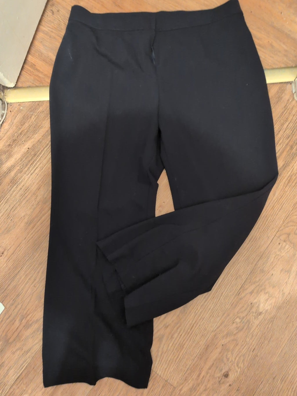 Marks And Spencer 18m Dark Navy Straight Trousers