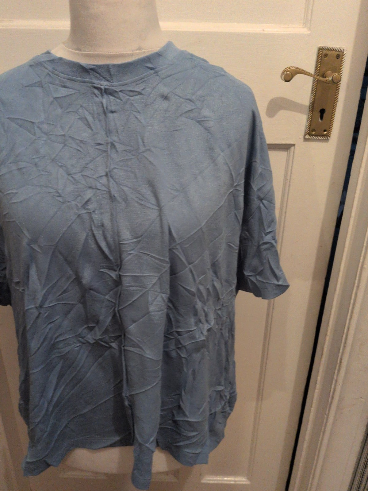 Tu 20 Blue Short Sleeve Plain T-shirt