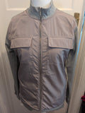 Mens Boohoo Size M Grey/Silver Full Zip Jacket