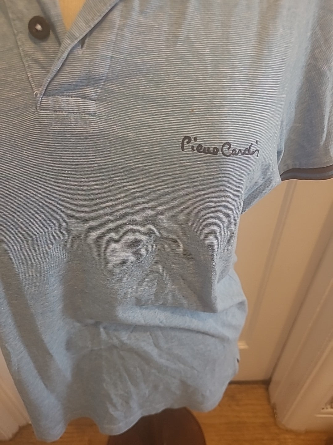 Mens Pierre Cardin Size Small Regular Fit Pale Blue Polo