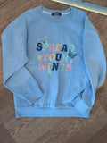 Primark 8-9 Years Blue Print Jumper