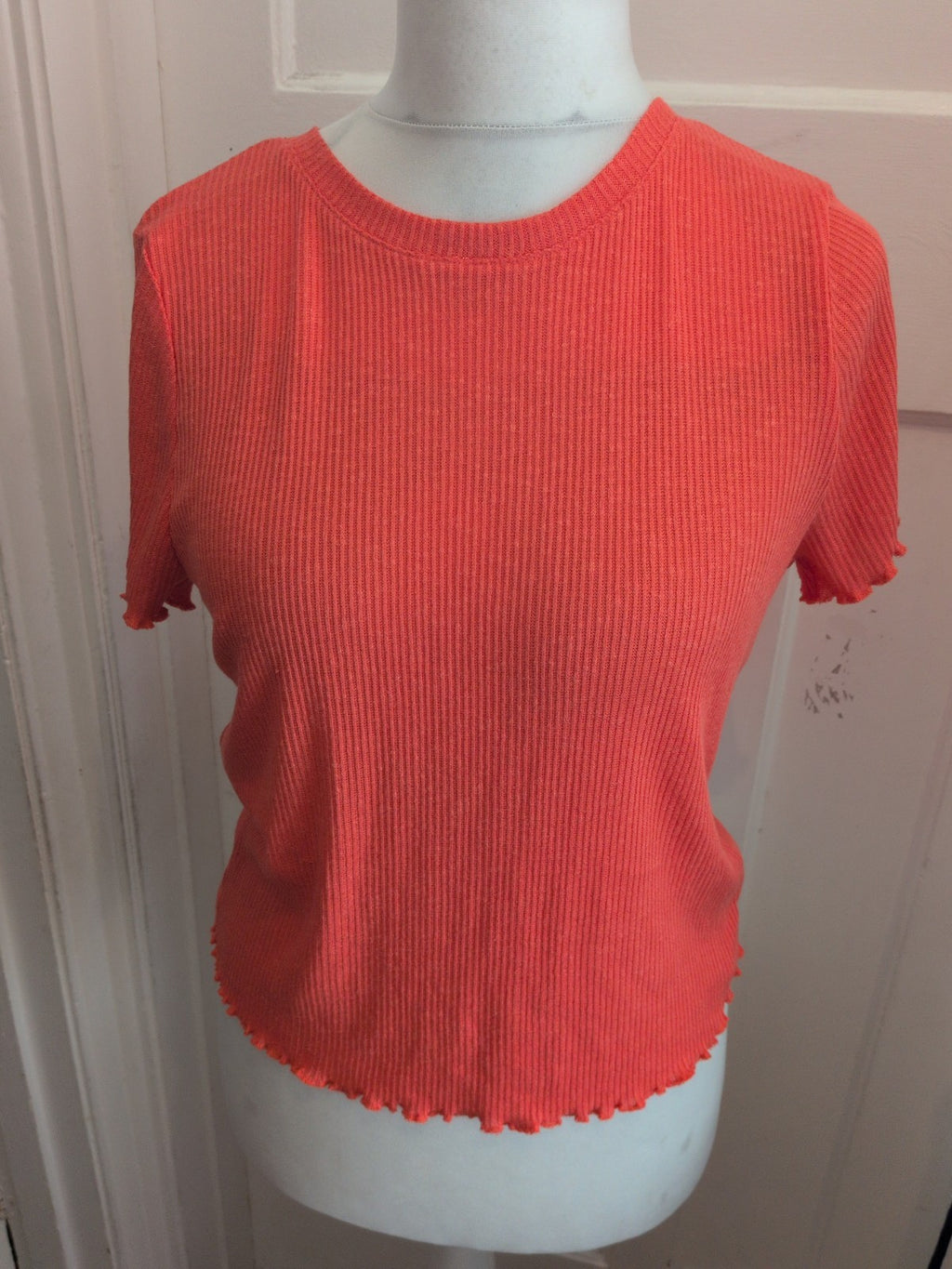 Brand New Primark 14-16 Coral Short Sleeve Top