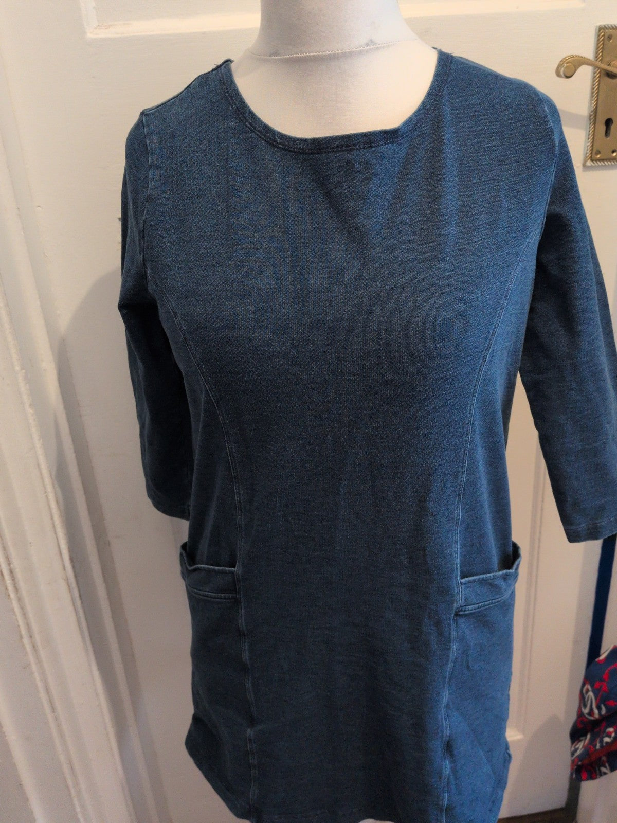 Ladies Tu 12 Soft Denim Long Sleeve Top