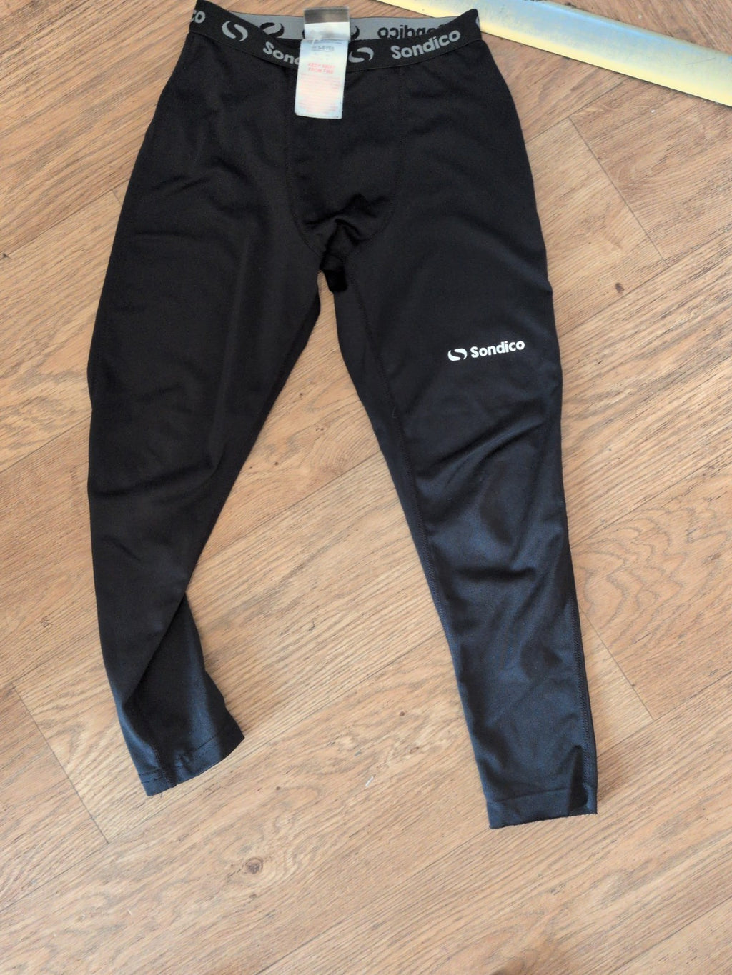 Boys Sondico 5-6 Years Black Track Pants