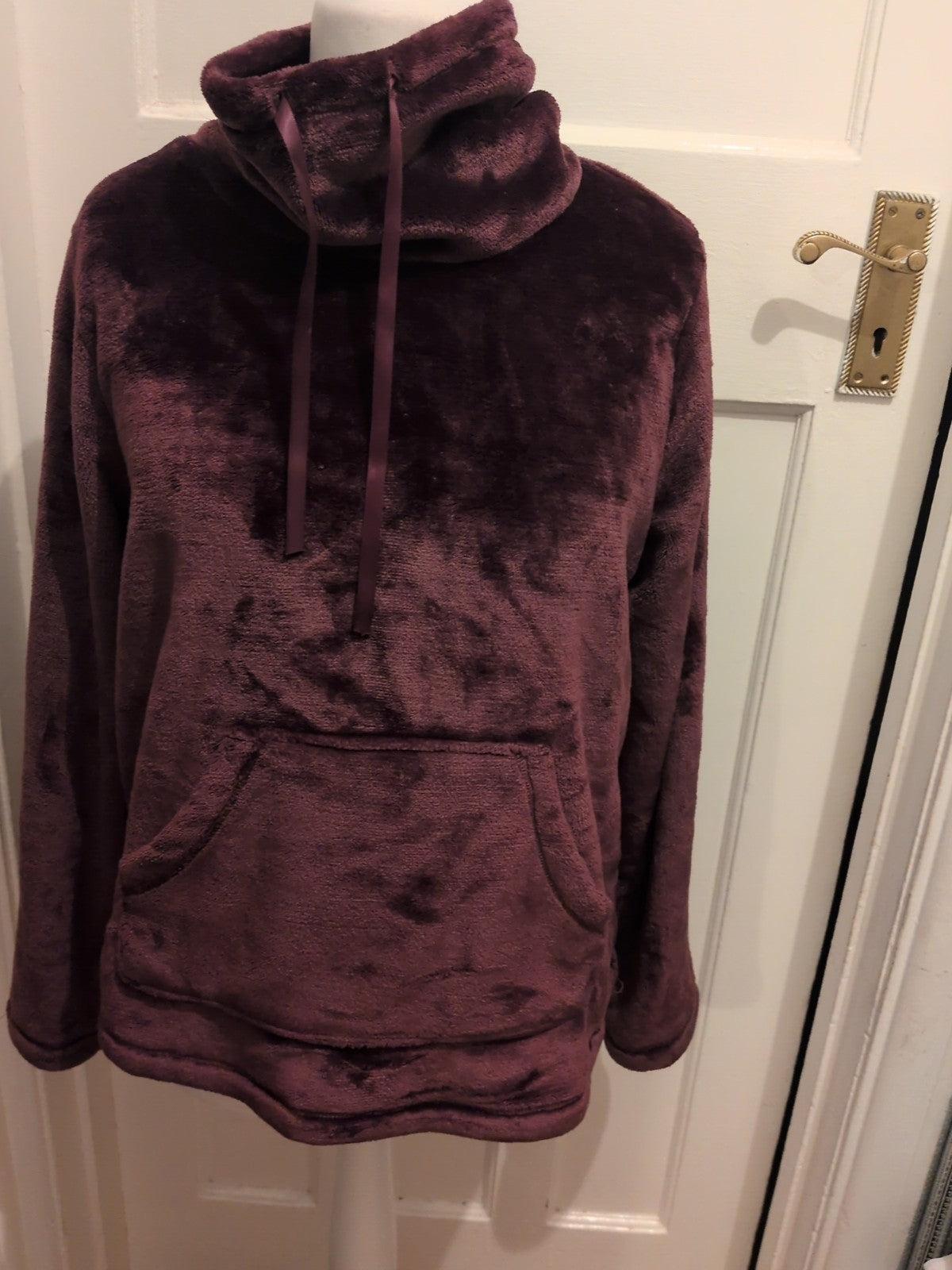 George 16-18 Purple Ultra Soft Fluffy Long Sleeve Pullover Jumper