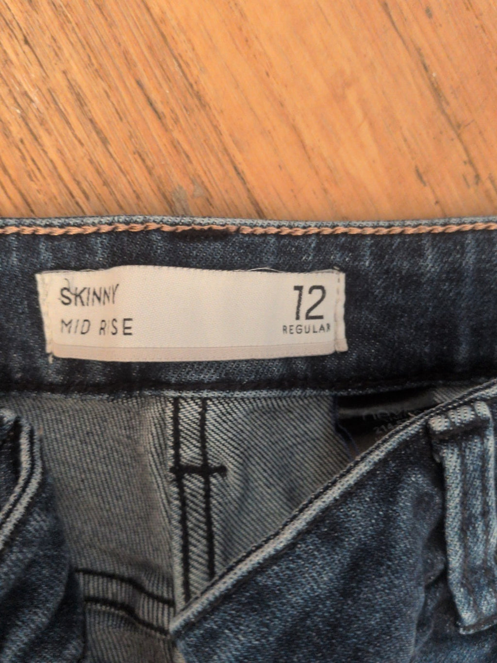 Next 12R Skinny Mid Rise Jeans