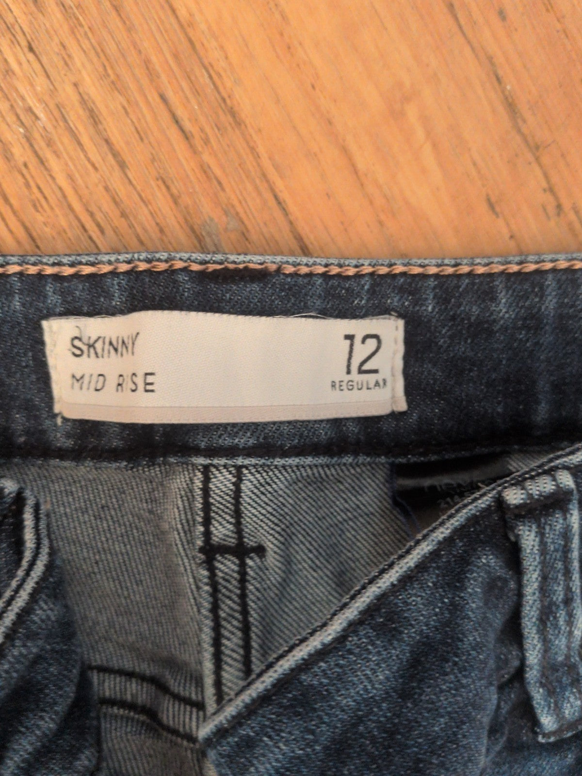 Next 12R Skinny Mid Rise Jeans