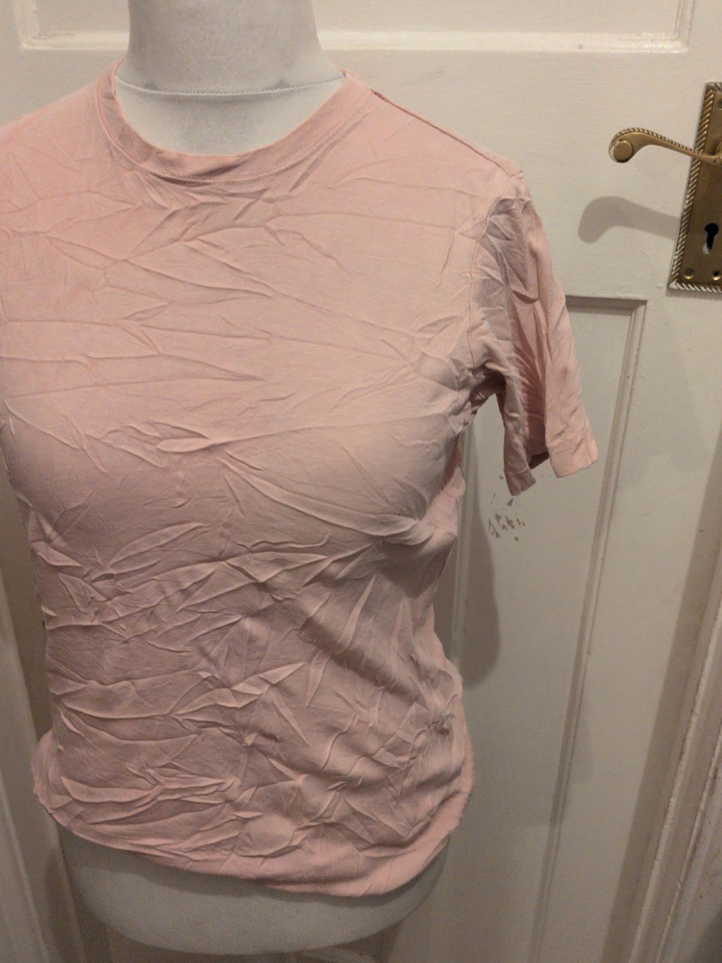 Cotton Traders Medium Pink Short Sleeve Ladies T-shirt