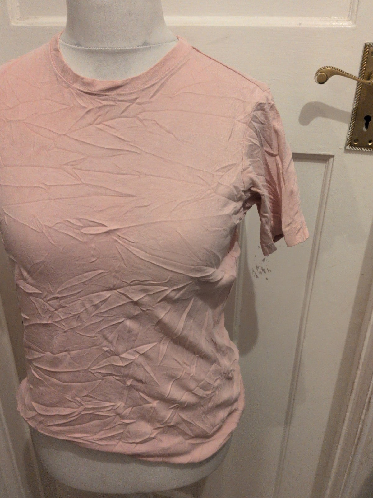 Cotton Traders Medium Pink Short Sleeve Ladies T-shirt