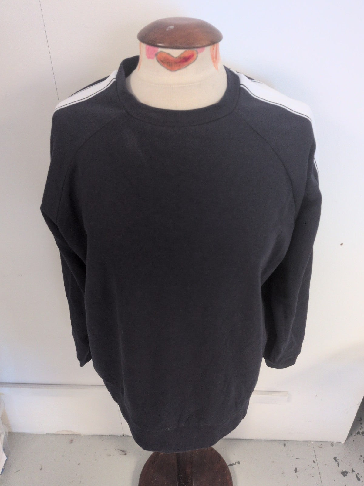 SF XS Navy With White Pullover Jumper