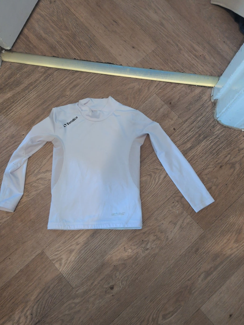 Sondico 5-6 Years White Long Sleeve Base T-shirt