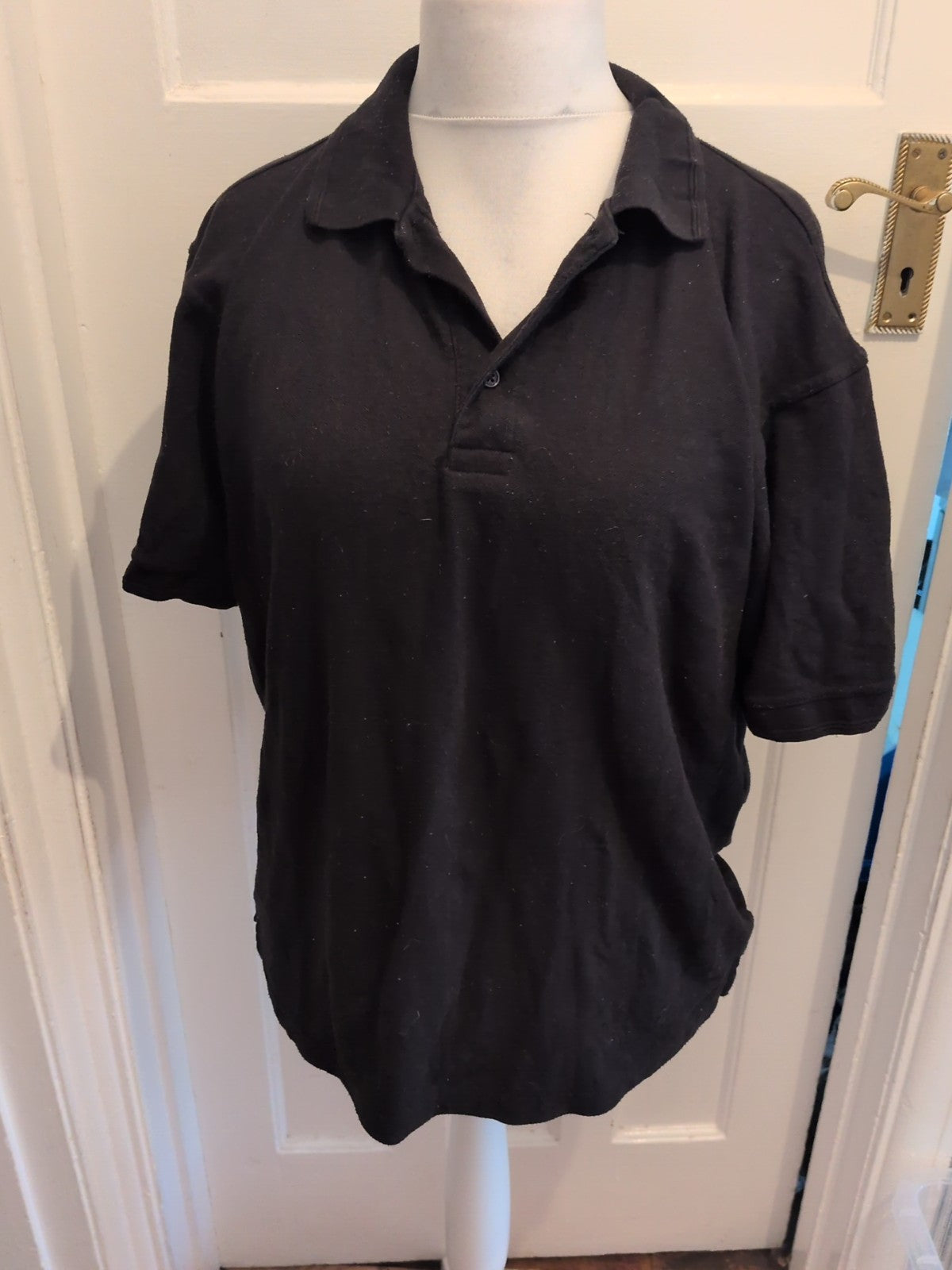 Portwest Medium Black Short Sleeve Polo