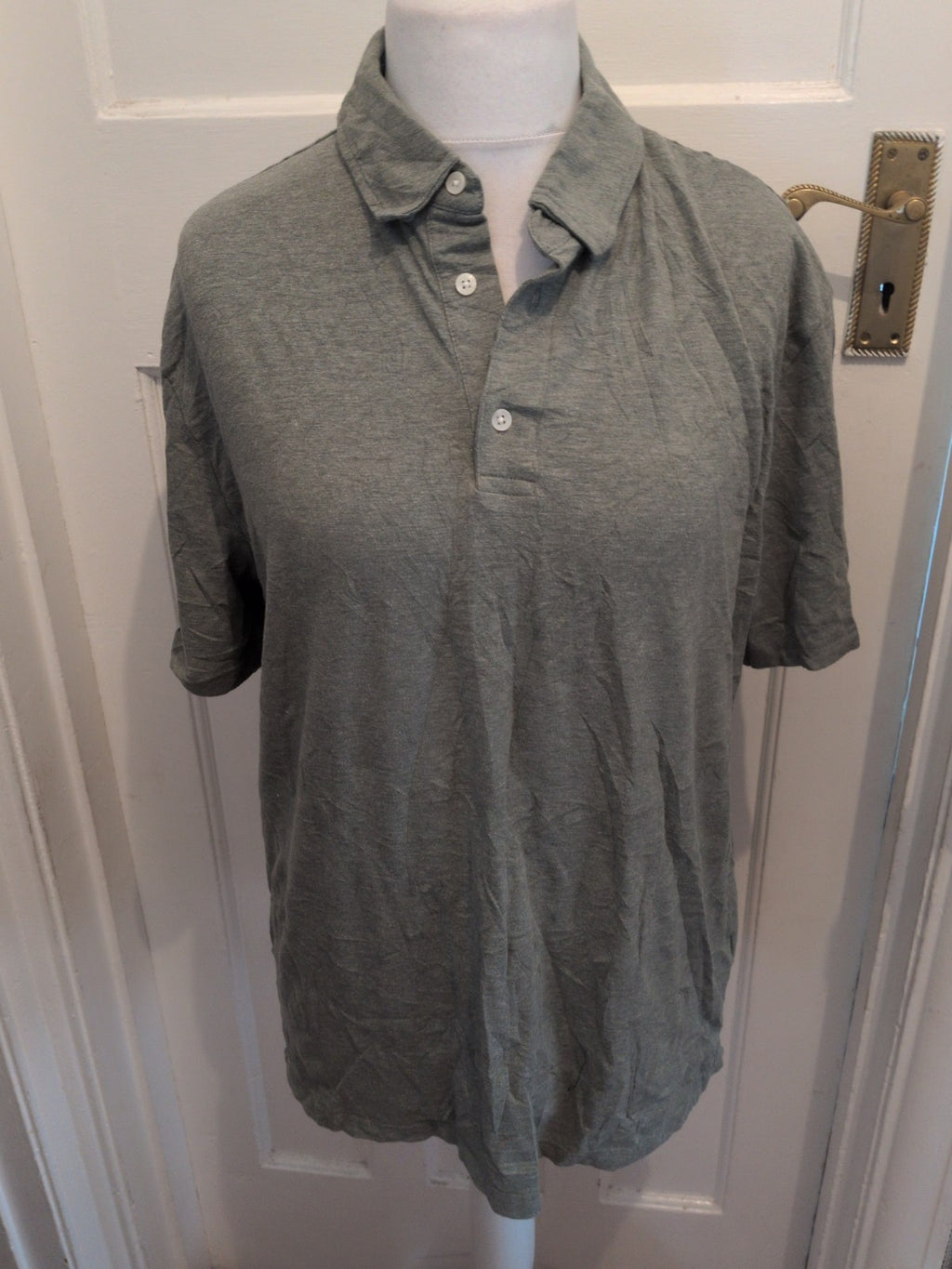 Jachs New York Pima Cotton Blend XL Green Short Sleeve Polo