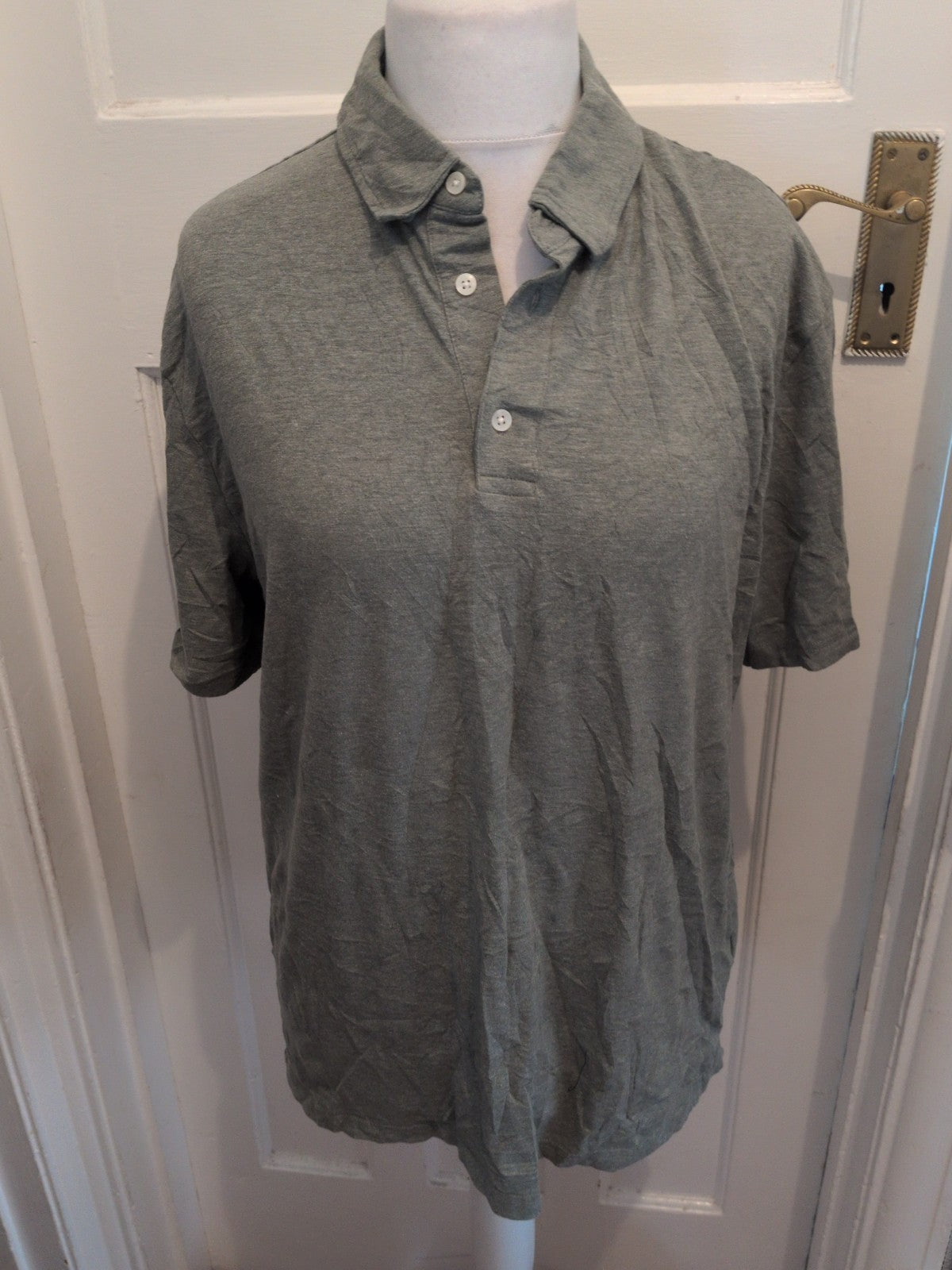 Jachs New York Pima Cotton Blend XL Green Short Sleeve Polo