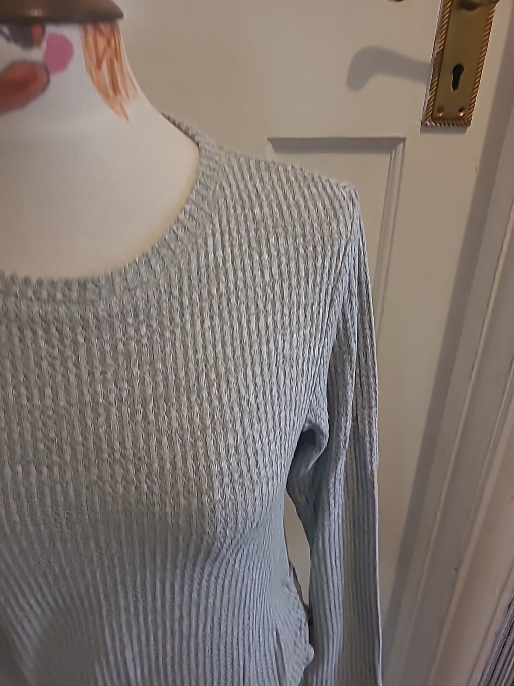 Ladies M&S Top Size Small Dusty Green