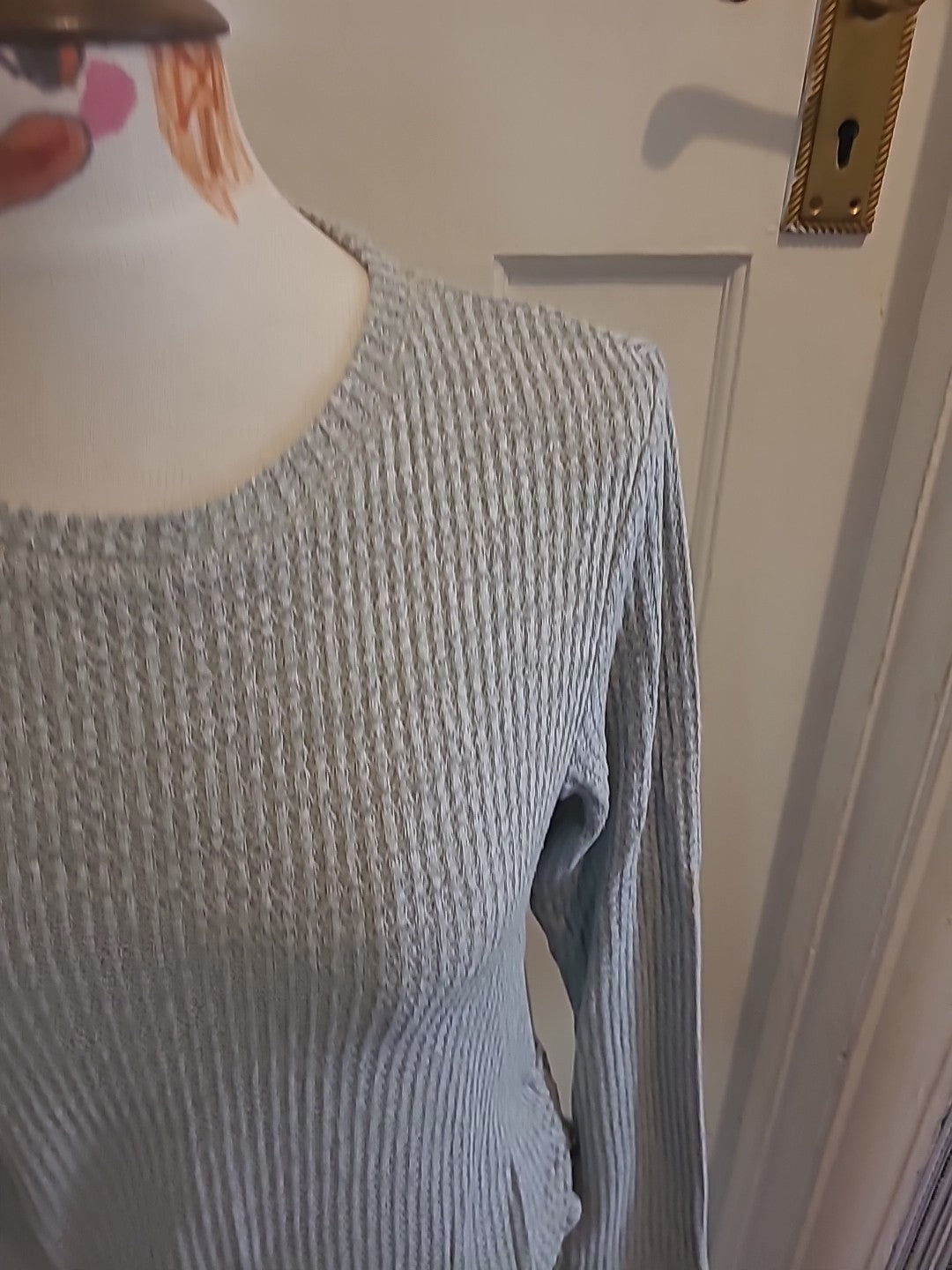 Ladies M&S Top Size Small Dusty Green