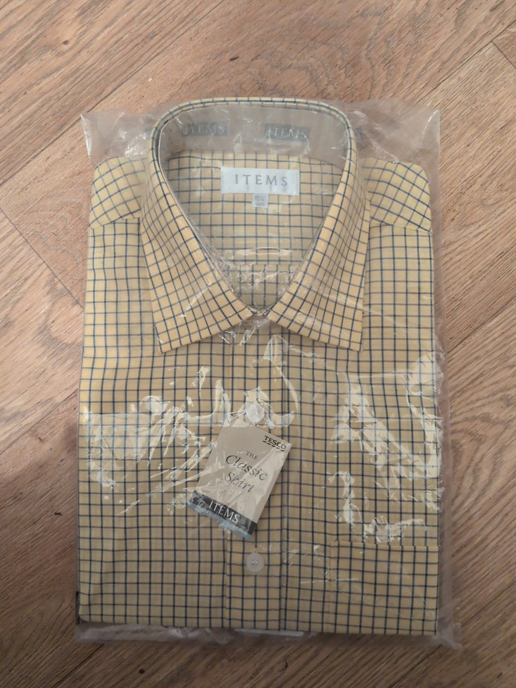 Brand New Tesco 15.5 Check Shirt