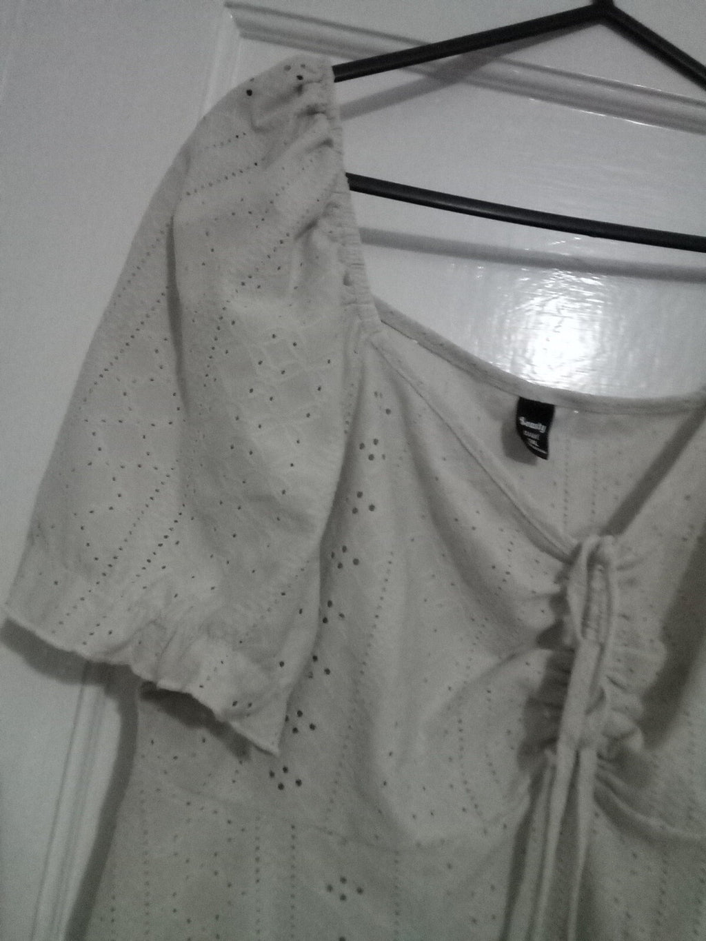 Ladies Seasty Curve 1xl Off White Short Sleeved Top