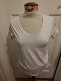 Ladies Blooming Marvelous Size Medium White short Sleeve T-shirt