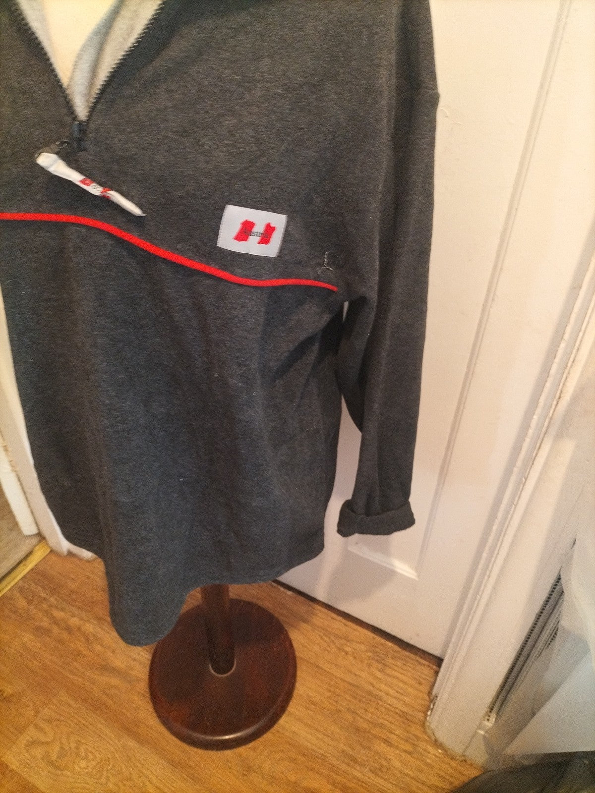 Ladies Winter Wonderland Size Medium Grey Pullover Jumper Austria