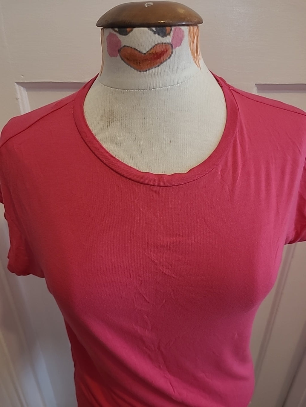 Ladies Tu Size 8 Pink Relaxed Longline Fit Tshirt