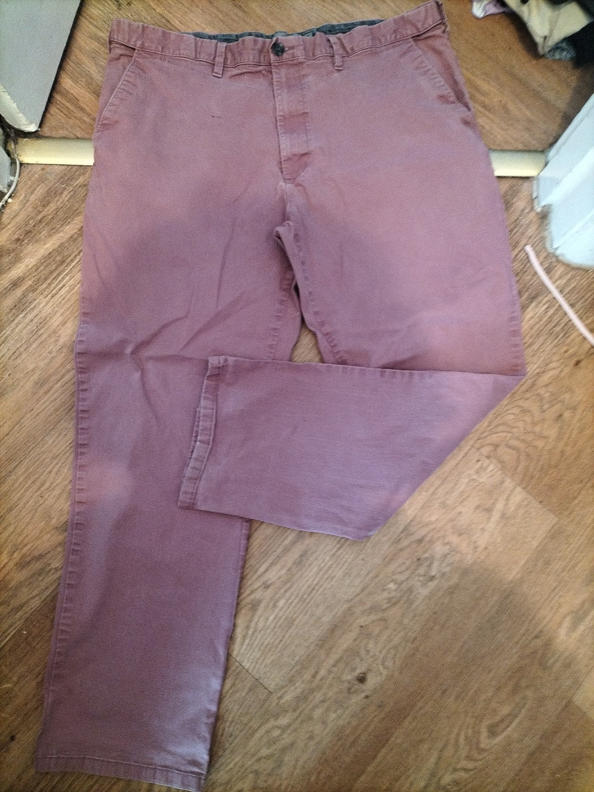 M&S 42/31 Dark Pink Trousers Chino