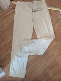 Mens Denim&Co Size Medium Straight Fit Stone Trousers