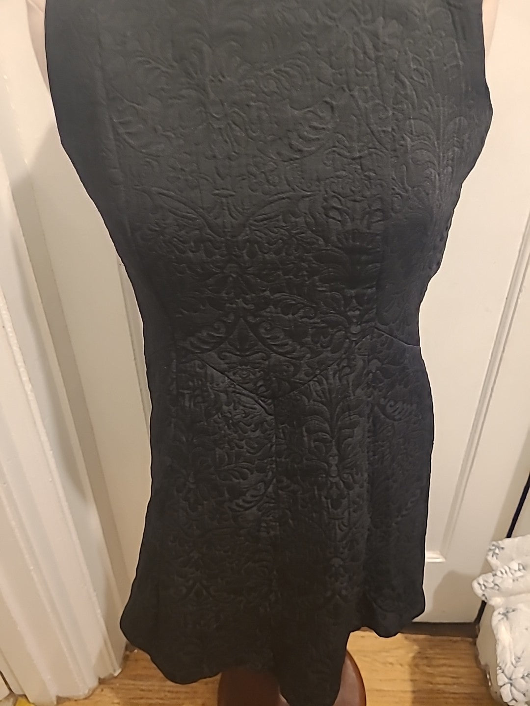 Ladies Next Size 8 Black Lined Sleeveless Dress