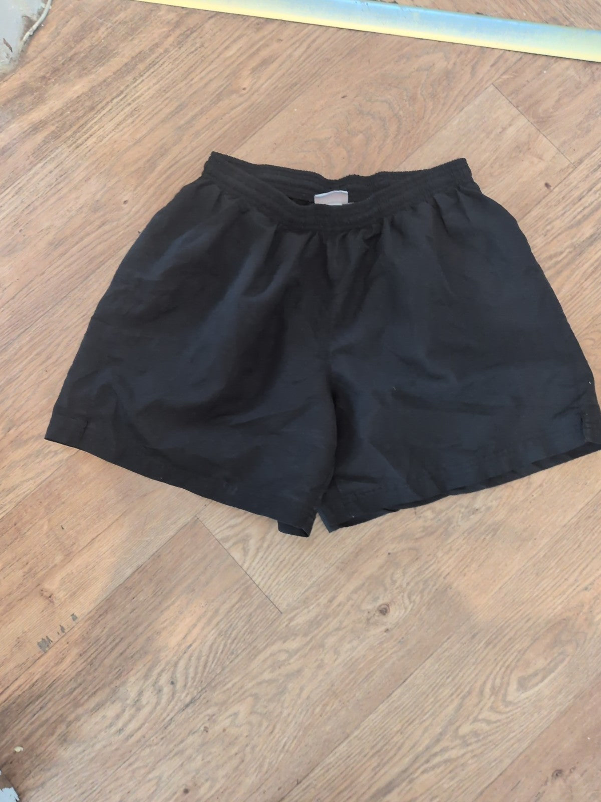 Why Large Black Elasticated Shorts