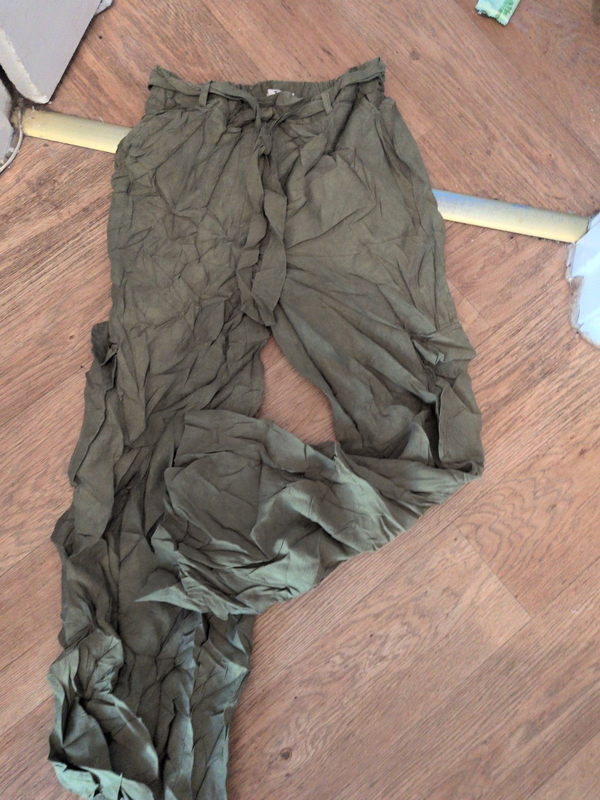 Tu 8R Green Cargo Trousers