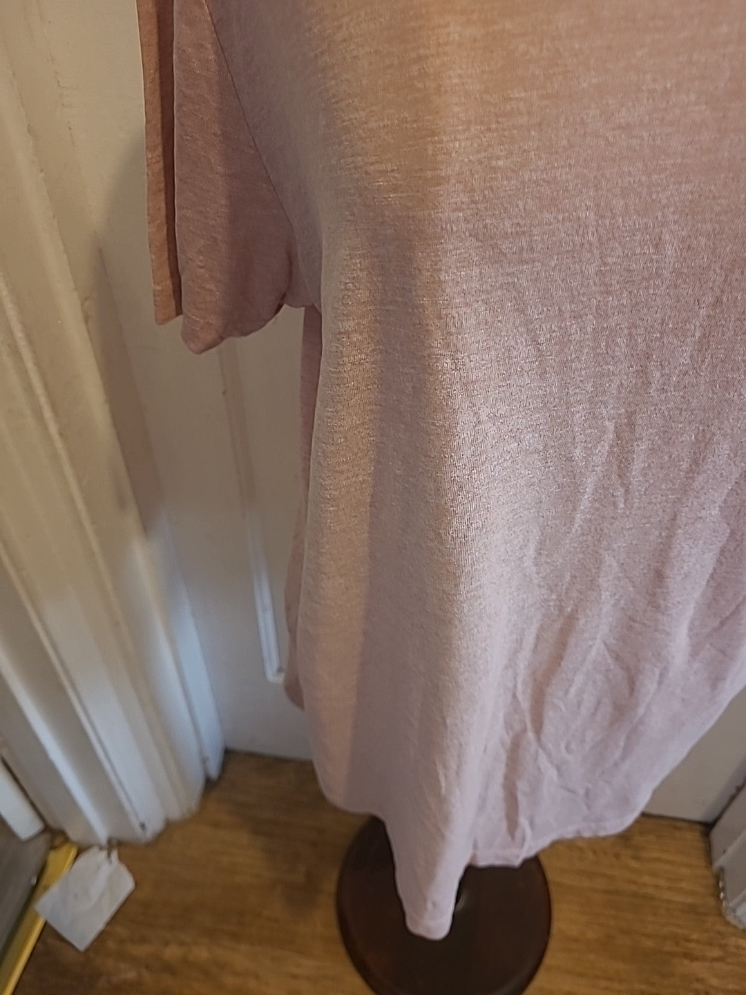 Mens Peacocks Size Large Pale Pink Short Sleeved Tshirt