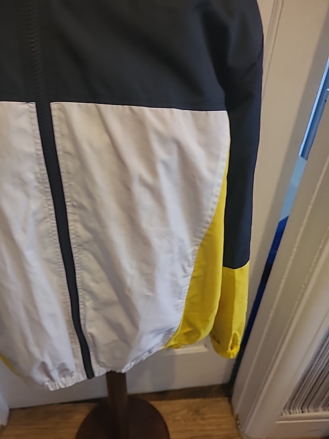Ladies Topshop Size Small Multi Raincoat Zip Through