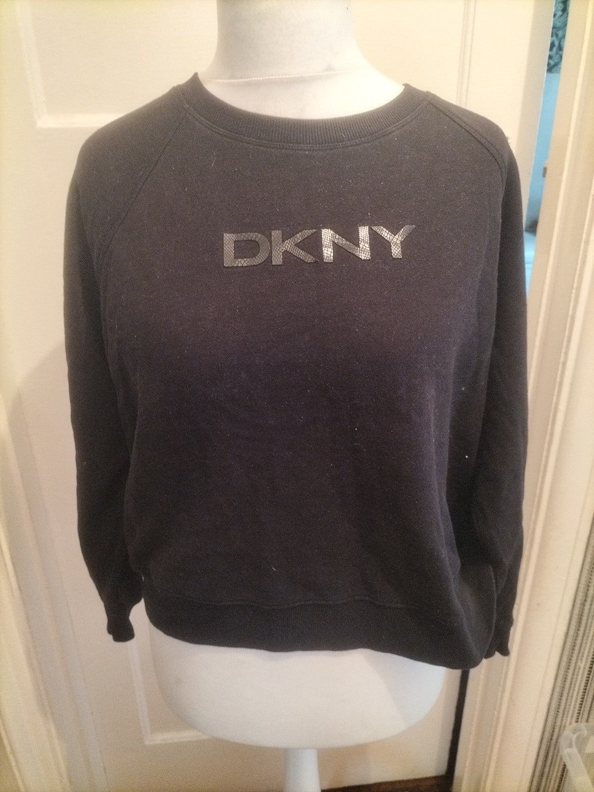 Mens Dkny Sport Size M Black Sweatshirt