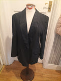 Ladies Design Mur Size Euro 40 Black Lined Blazer